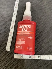 Loctite 272 Red  High Strength thread locker 50 ml Exp bottle 07/2026   USA