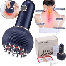 Electric Lymphatic Drainage Machine Meridian Body Massager Brush Microcurrent