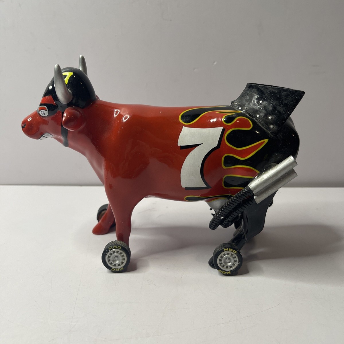 2004 cow parade 置物 Westland - Cow Parade - Nascow Stockyard Cow - Item #9206 - in