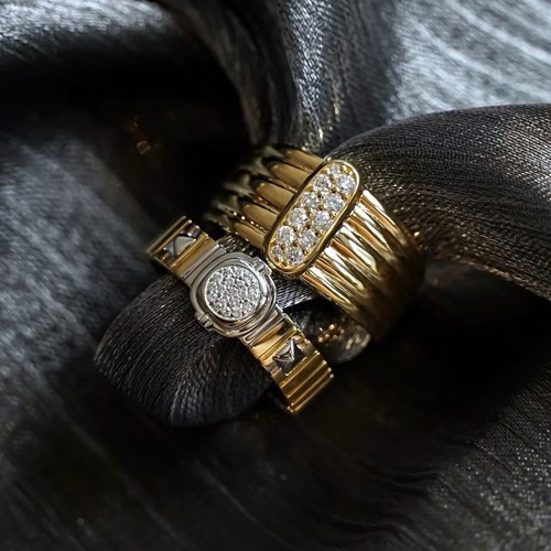 Vintage Style Natural Diamond Unisex Organ Band Ring Solid 14K Yellow Gold Gift - Picture 3 of 7