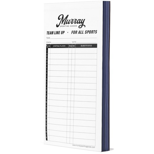 Murray Sporting Goods Baseball Lineup Cards - 50 Games - 4-Part Carbon Copies - Picture 2 of 5