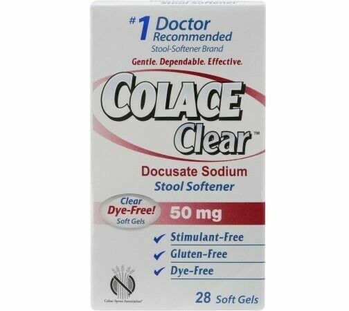 clear stool softener