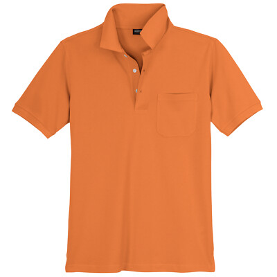 Redfield Basic XXL Poloshirt Brusttasche orange