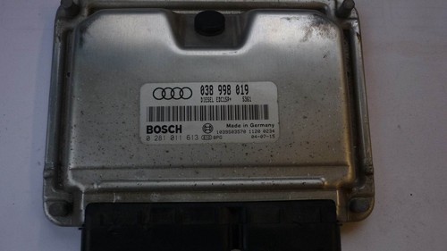 Audi A3 8L - 1.9 TDI 96kW - ASZ - Motor Steuergerät - 038998019 0281011613 Bosch - 第 1/3 張圖片
