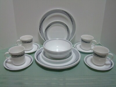 Corelle Dishes Vajilla Corelle 20 Piezas Corelle OPTIC Dinnerware