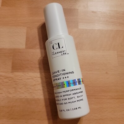 New The Cleanest Lab Leave In Conditioning Spray 3.6oz/108ml Full Size No Box