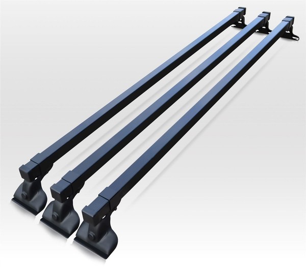 Bragan™ DachträGer 3 Bars System FüR Citroen Berlingo 2008-2016 Schwarz-image