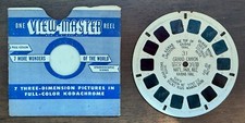 View-Master Reel 31 Grand Canyon Nat'l Park Kaibab Trail AZ 1940s Hand Lettered