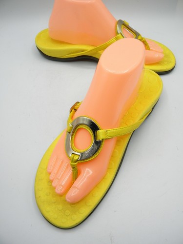vionic yellow sandals