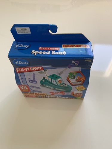 Fisher Price Handy Manny Fix it Right Speed Boat 2009 New And Sealed - Picture 7 of 7