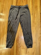 House Of Harlow Gray Velour Jogging Pants