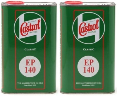 Castrol Classic EP SAE 140 Extreme Pressure API GL 4 Getriebeöl 2x 1l = 2 Liter