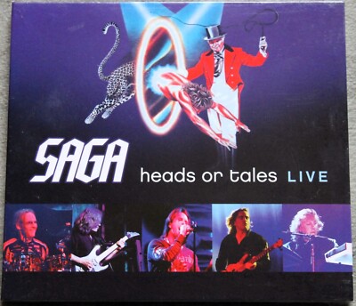 Saga - Heads Or Tales Live (2011) (CD) (Ear Music - 0206483ERE) (Neu+OVP)