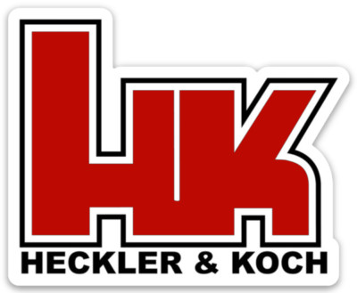 HK HECKLER & KOCH DIE-CUT STICKER