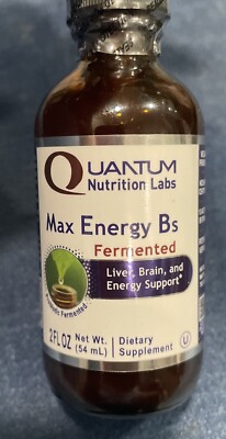 Quantum Nutrition Lab Max Energy Bs Fermented, Liver, Brain, And Energy Support