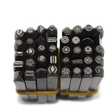 20PCS Jewelry Metal Stamp Steel Punch Tool Set Durable Design Stamps for Beading