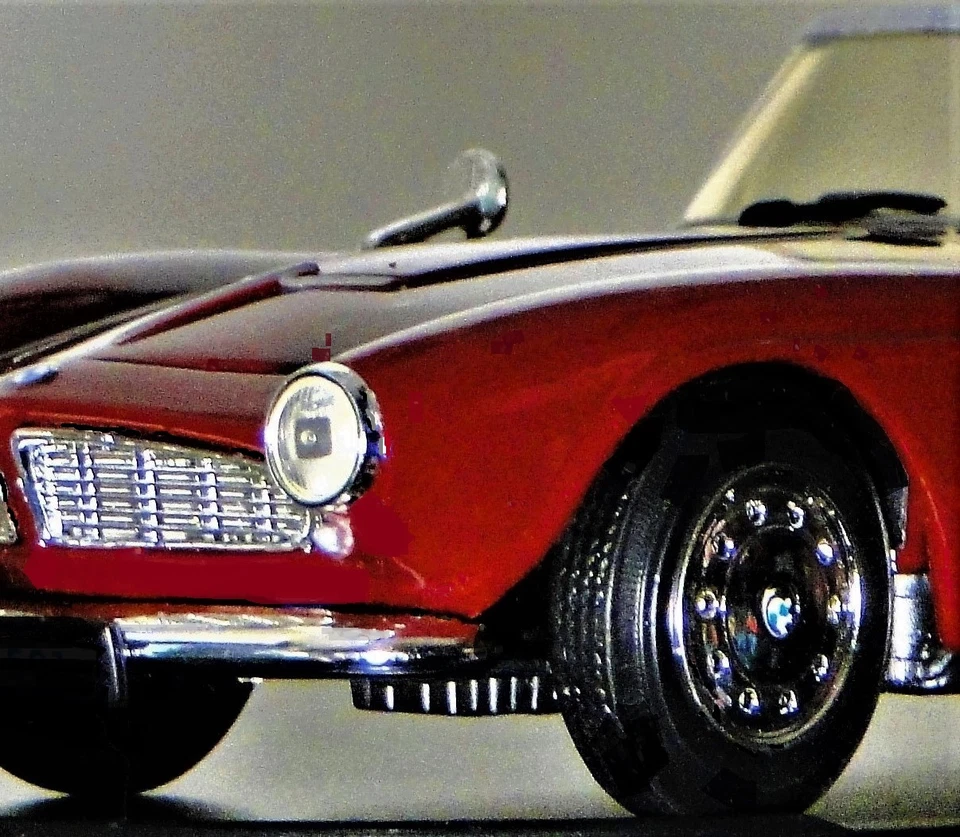 BMW Race Car 1 Le Mans 24 Racing 18 Custom Built Model Promo 12 Carousel Red - Image 3 of 4