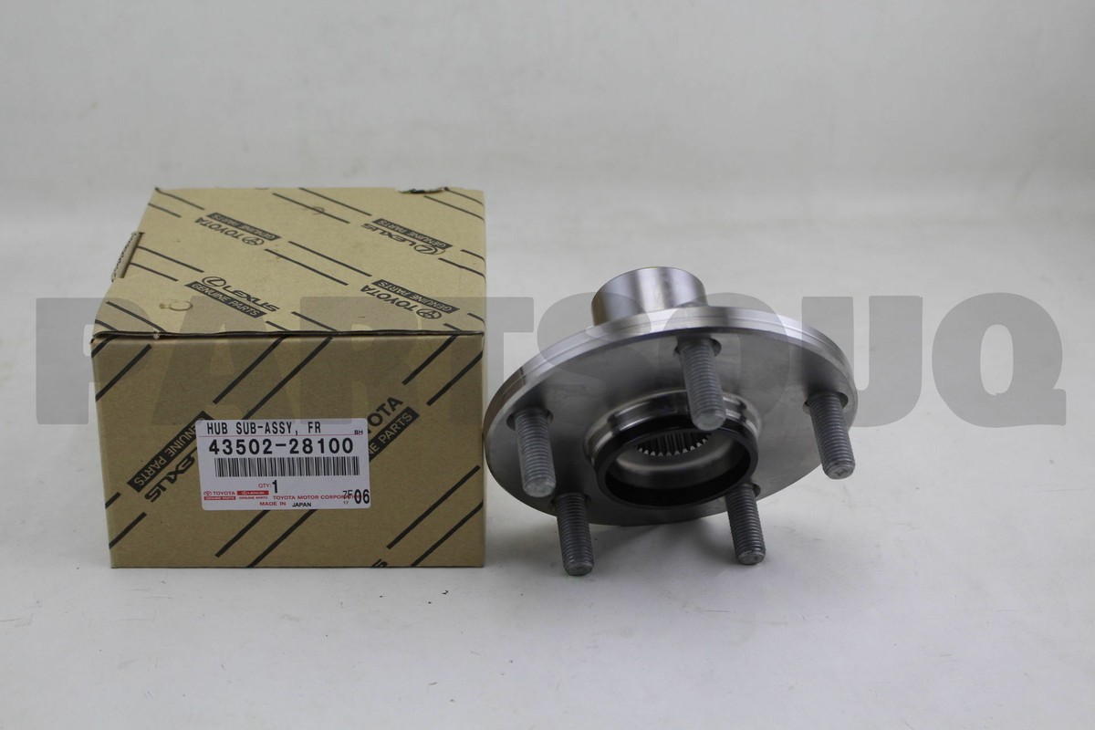 4350228100 Genuine Toyota HUB SUB-ASSY, FRONT AXLE, RH/LH 43502