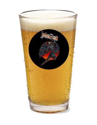 Judas Priest - Rock and Roll - 16oz Pint Beer Glass Pub Barware Tea Seltzer 24-1