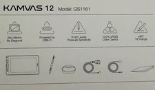 Huion Kamvas 12 Graphics Tablet - Orange (GS1161)