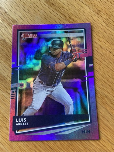 2020 Donruss Purple Parallel LUIS ARRAEZ Baseball Card 200 Twins