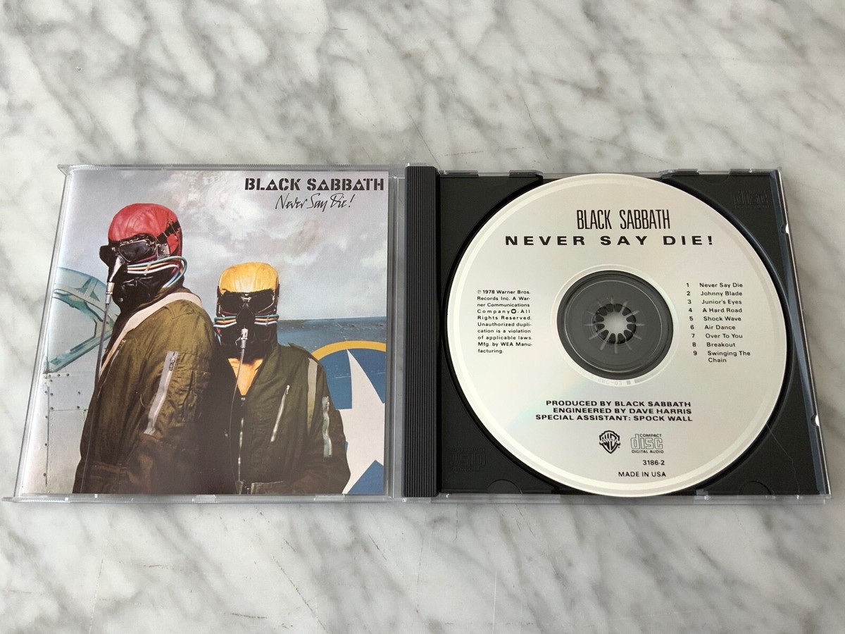 Black Sabbath Never Say Die CD ORIGINAL USA PRESS! Warner