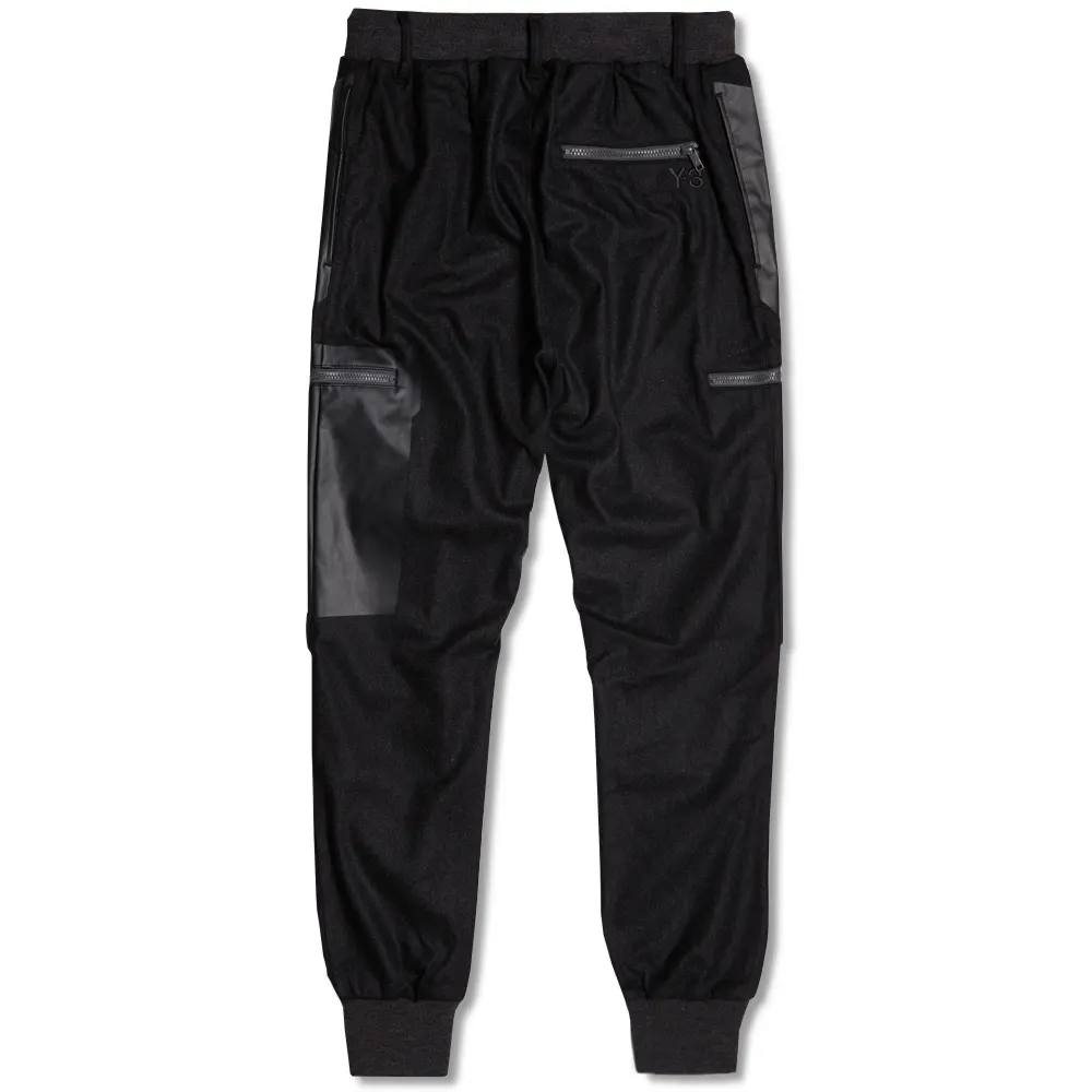 Y-3 M BINDING CARGO PANTS S 黒 2018AW Black Gore-Tex Hardshell Cargo Pants by Y-3 on Sale