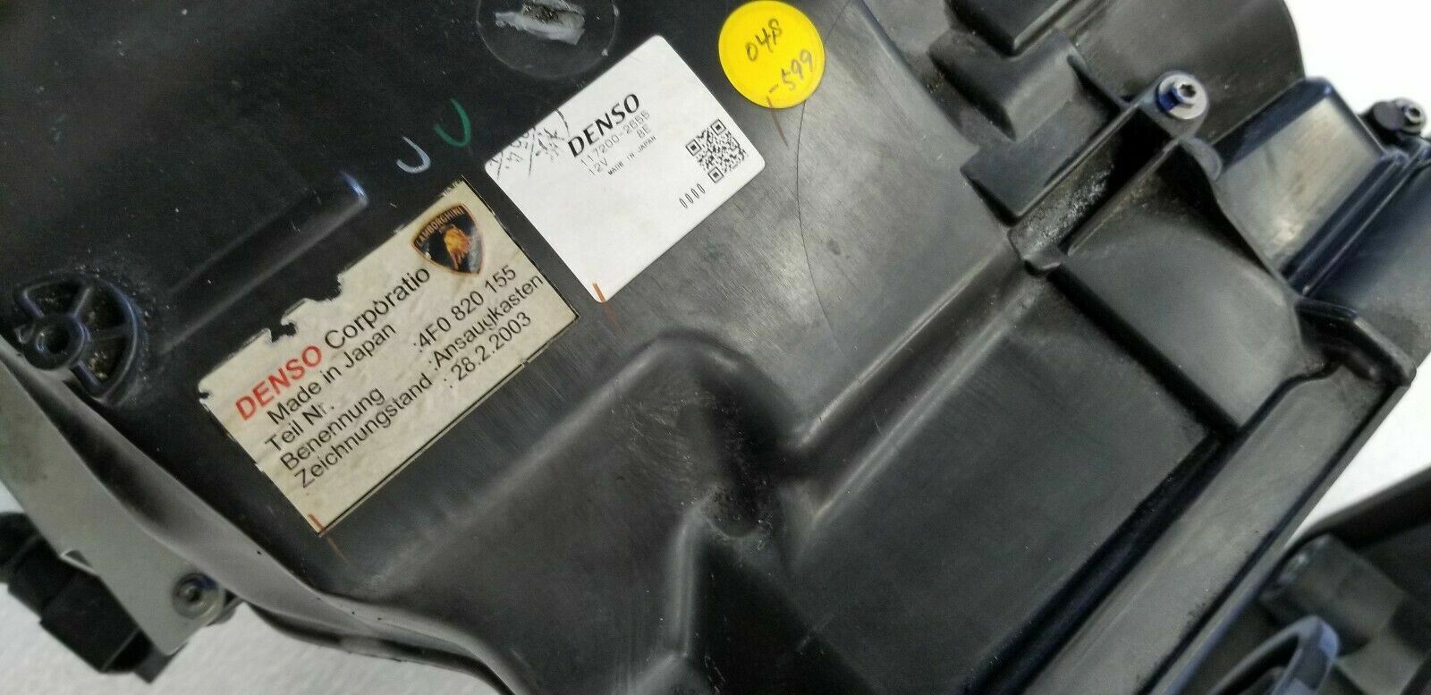 LAMBORGHINI GALLARDO A/C EVAPORATOR FRONT BOX UNIT OEM 4F0820155