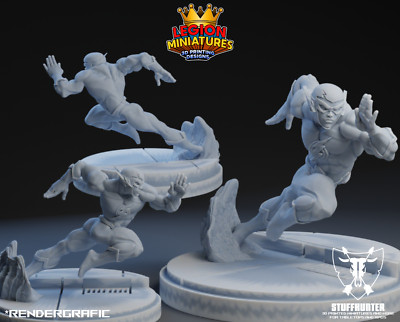 Kid Flash - DC - Legion Miniatures FAN ART (Marvel Crisis geeignet)