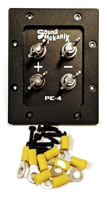 Parts Express Replacement DUAL Input Subwoofer Speaker Box Terminal Cup