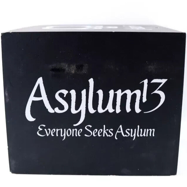 Asylum 13 80 x 6 Empty Wooden Cigar Box 7" x 6.75" x 5.5"