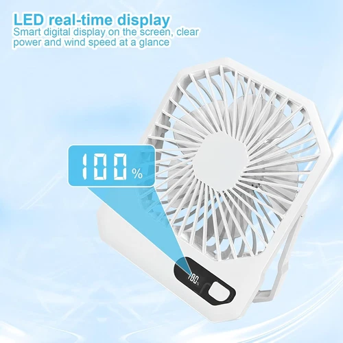 Mini USB Desk Fan Small Quiet Personal Cooler USB Powered Portable Table Fan - Picture 6 of 10