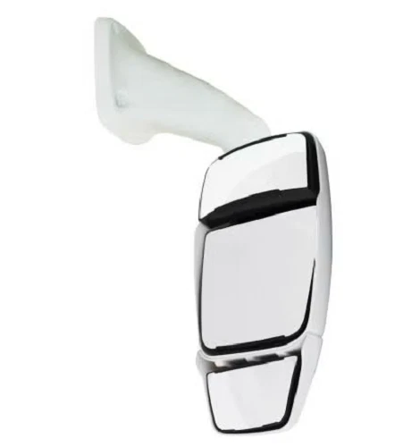 714924 Velvac 2025 System, Triple Glass Head, Inverted, White, Passenger Side