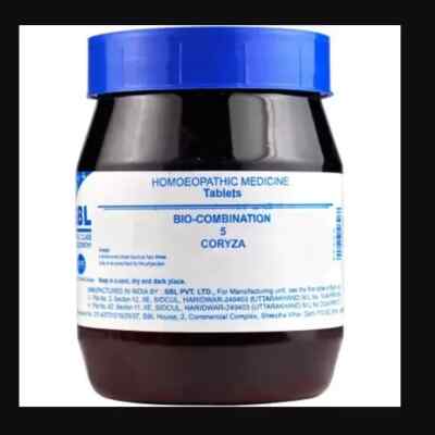   SBL Bio-Combination 5 BC 5 Tablets 450g for Coryza, Sore Throat & Cough  