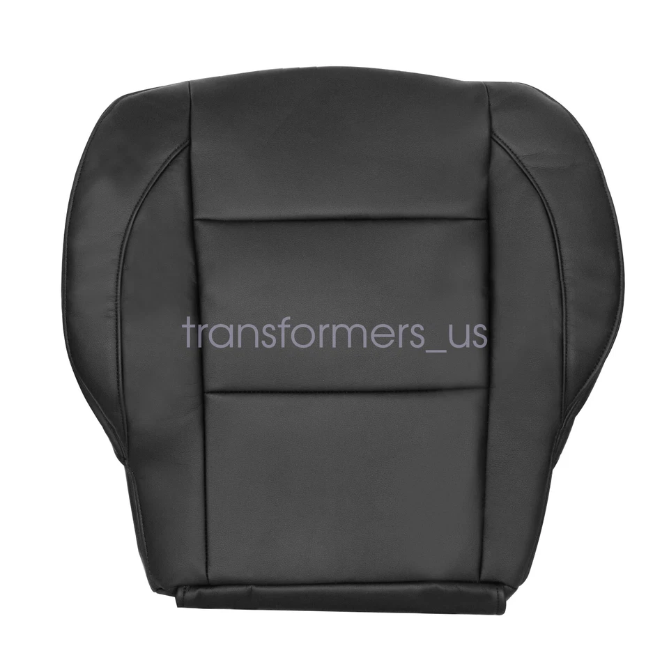 2005-2015 Driver Bottom Leather Seat Cover For Nissan Armada Black - Image 2 of 4
