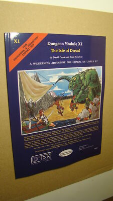 MODULE X1 - ISLE OF DREAD *NEW NM/MT 9.8 NEW* DUNGEONS DRAGONS
