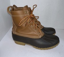 L.L. BEAN BOOTS Classic Duck Hunting 8" LADIES Size 8M MADE in MAINE 6-Eyelet