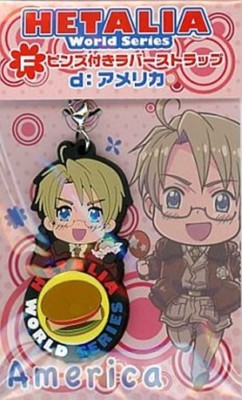 strap accessory Hetalia Axis Powers anime movic USA United States America