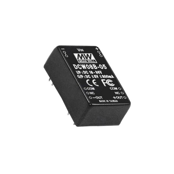 DCW08A-12 Wandler: Dc/Dc 8W Ueing: 9-18V Uausg: 12VDC Uausg2: -12VDC 15G Mean We-image