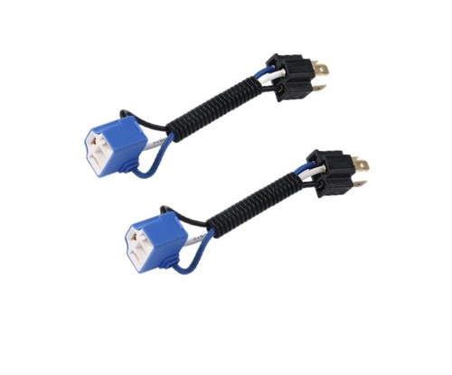 2Pcs Front H4 Headlight Bulb Socket Plug Connector Wiring Harness - Picture 6 of 8