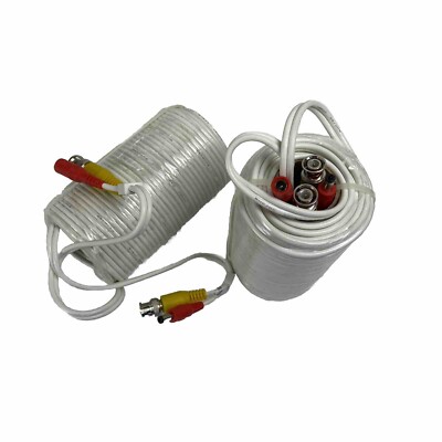 Lot of Q-See 60-foot BNC Video and Power Cable for AnalogHD DVRs Camera 