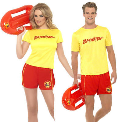 Baywatch Beach Adult Shorts And Top Costume Baywatch Beach Adult Shorts And Top Costume