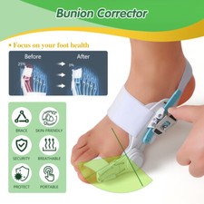 Bunion Fix Toe Valgus Corrector Big Toe Straightener Adjustable for Men Women