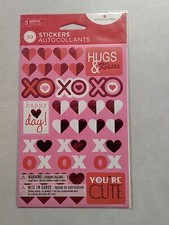 99 Assorted Valentine/Romantic Stickers  by American Greetings
