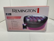 REMINGTON H-5600 20 Rollers Ionic Velvet Hot Curlers Wax Core PAGEANT w/ Clips