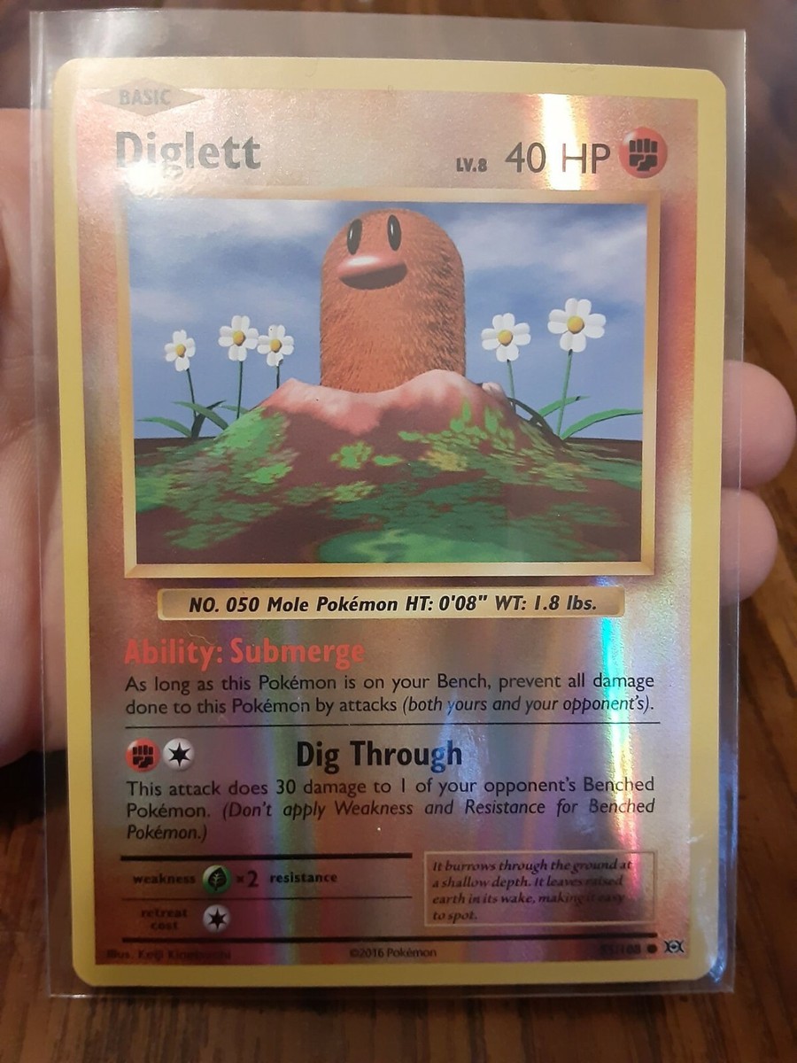 DIGLETT 2016 HOLO POKEMON CARD BREAKPOINT #55/108-GENGAR EX BOX! FREE  SHIPPING!!