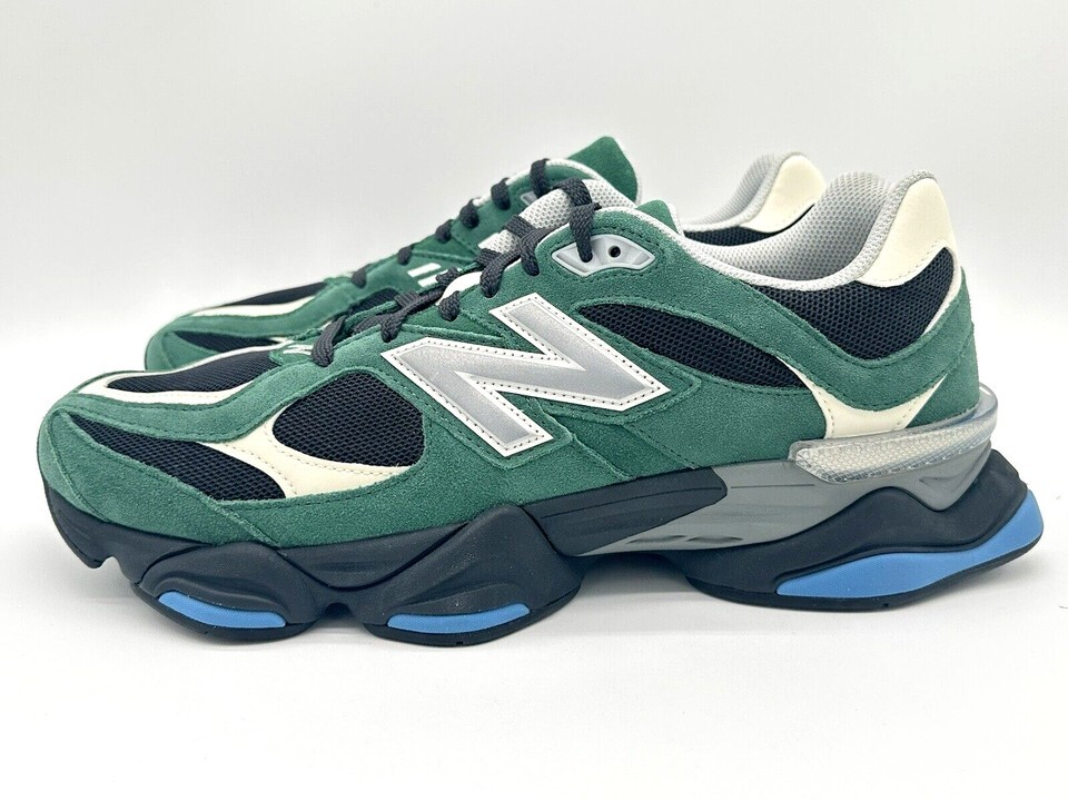 US SIZES [7-11]New Balance 9060 Men's Team Forest Green Running Shoes U9060VRA