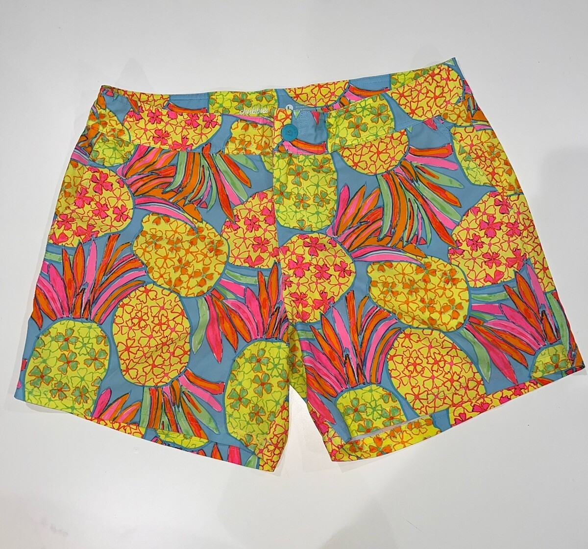 Chubbies Hooligans Pineapple Swim Trunks Board Sh… - image 1