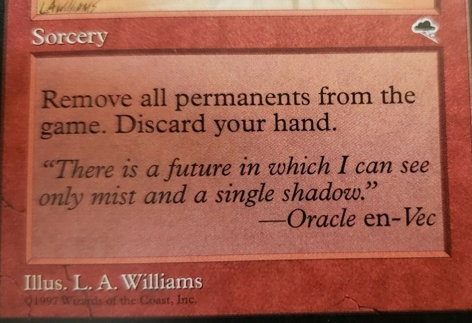 1997 Magic The Gathering  Tempest #162 Apocalyps MTG  Rare Magic The Gathering  - Image 2 of 4