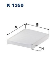 FILTRON K 1350 Filter, Innenraumluft für FORD,FORD AUSTRALIA,VOLVO